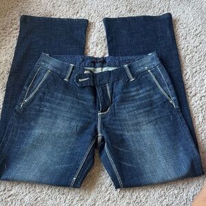 Seven7 Dark Blue Flare Jeans